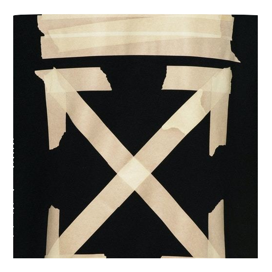 Off-White Tape Arrows Over Hoodie - Black OFF-WHITE