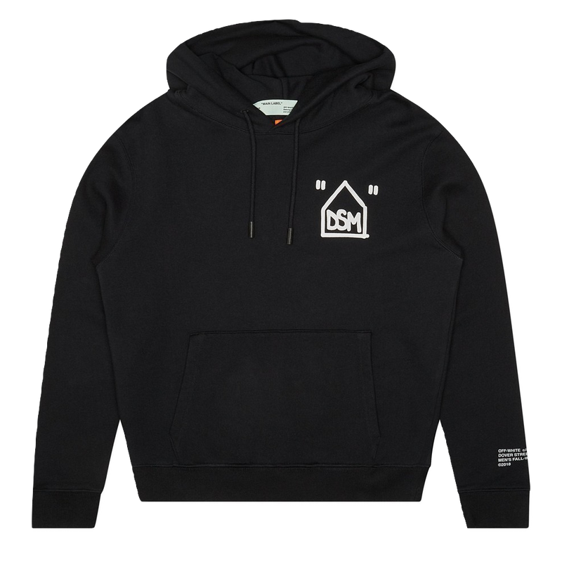 Off White x DSM Gradient Hoodie Black White Grails SF