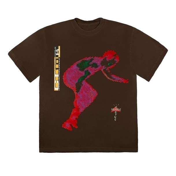 Travis Scott Digital T-Shirt - Brown - Used Travis Scott