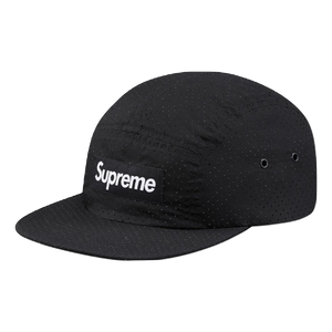Supreme Perforated Camp Cap - Black