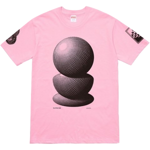 Supreme MC Escher Three Spheres Tee - Pink