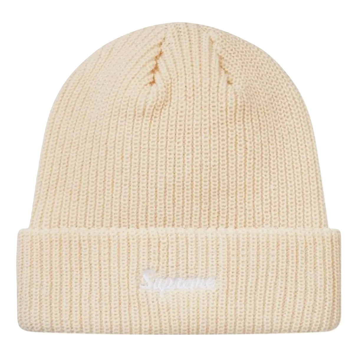 Supreme Loose Gauge Beanie - Cream FW19 Supreme