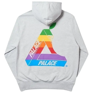 Palace Jobsworth Hoodie - Grey Marl Palace