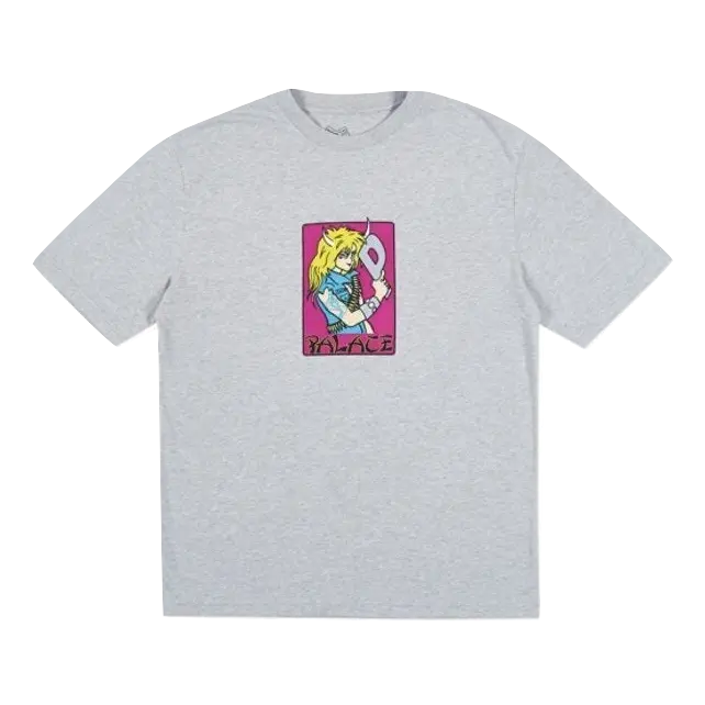 Palace Mangal T-shirt - Grey Marl Palace