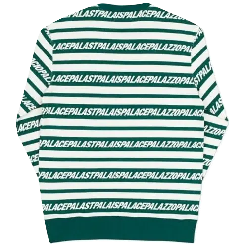 Palace Multi Lingual Crew - Green/White Palace