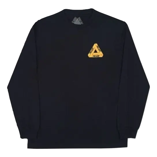 Palace Skeledon Long Sleeve - Black/Yellow Palace