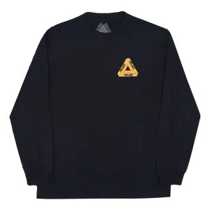 Palace Skeledon Long Sleeve - Black/Yellow - Used Palace