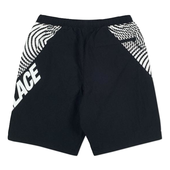 Palace Swirl Shorts - Black/White Palace