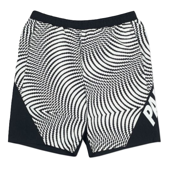 Palace Swirl Shorts - Black/White Palace