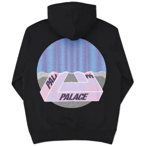 Palace Tri-Curtain Hood - Black/Blue/Grey Palace