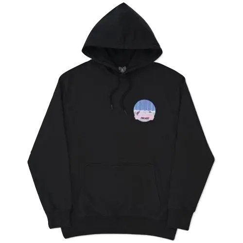 Palace Tri-Curtain Hood - Black/Blue/Grey Palace