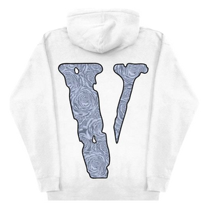 VLone x Pop Smoke The Woo Hoodie - White VLone