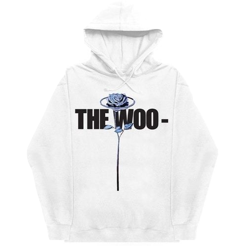 VLone x Pop Smoke The Woo Hoodie - White VLone