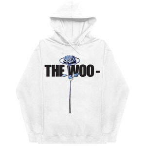 VLone x Pop Smoke The Woo Hoodie - White VLone