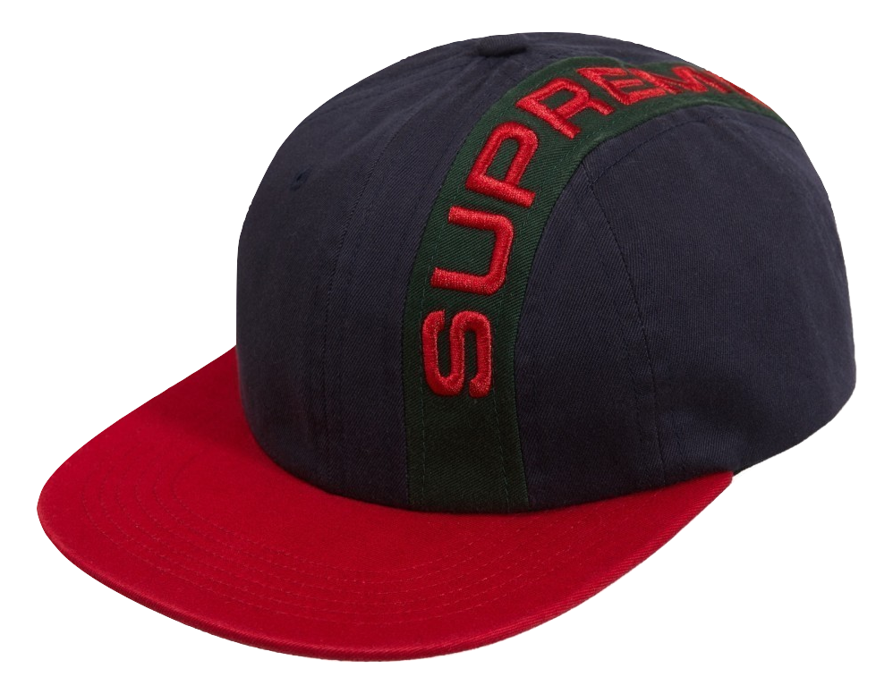 Supreme Stripe 6-Panel FW18 - Navy