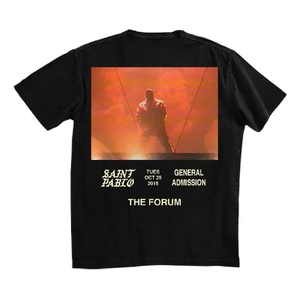 Kanye West Saint Pablo Tour Tee - Black Yeezy