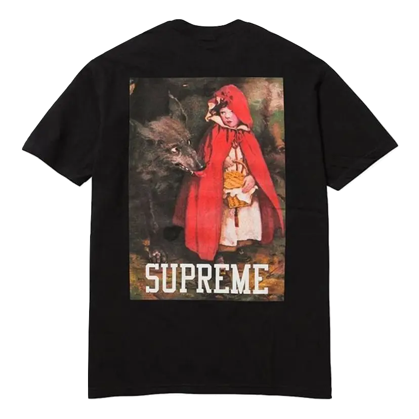Supreme Red Riding Hood Tee - Black - Used Supreme
