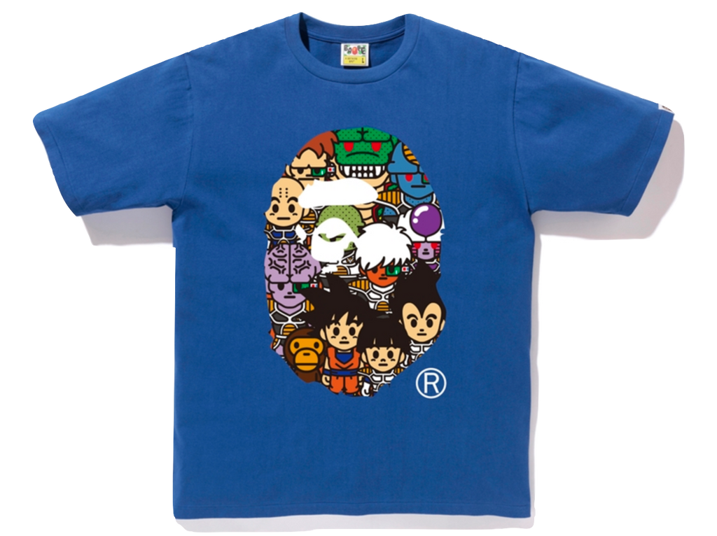 Bape X Dragon Ball Z Tee #8 Ape Head Friends - Used