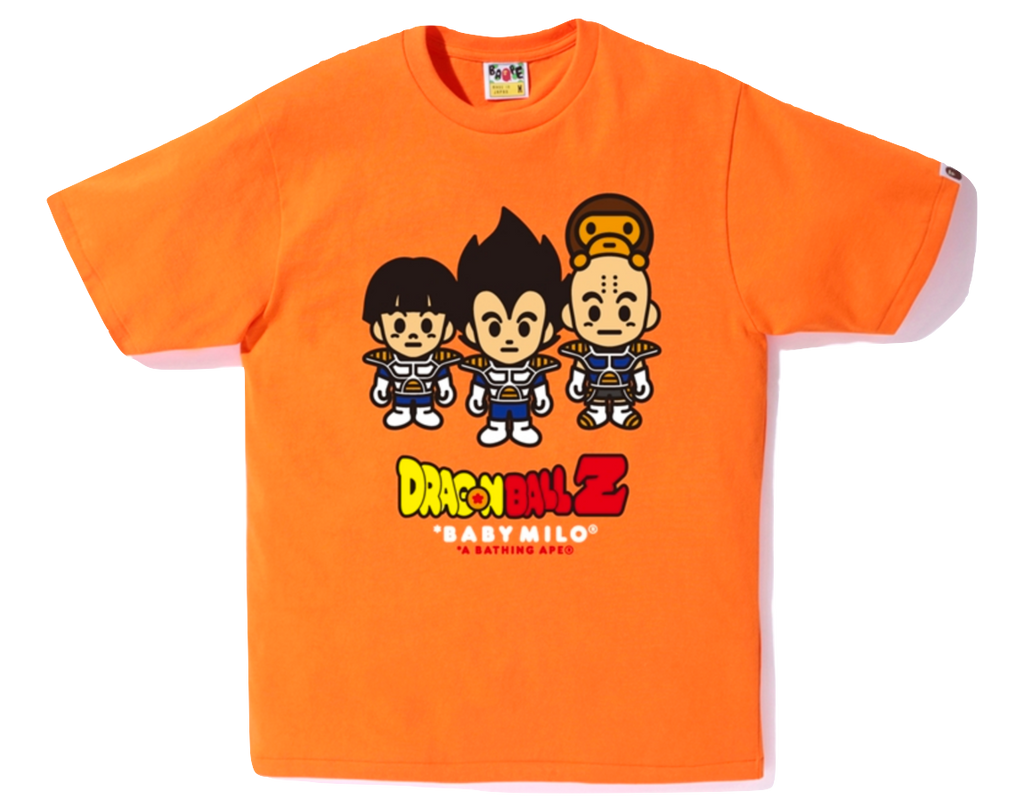 Bape X Dragon Ball Z Tee #3 Sayian Outfit + Baby Milo