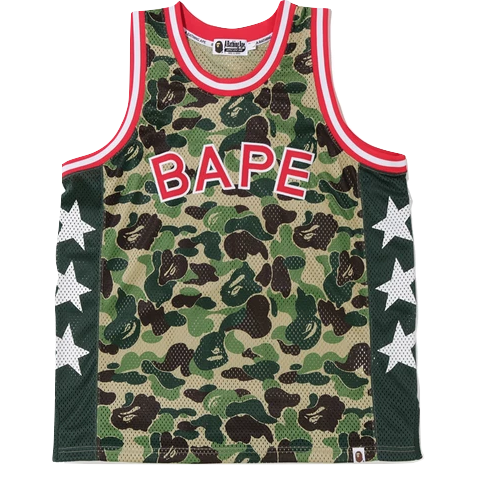 A Bathing Ape ABC Basketball Tank Top - Green