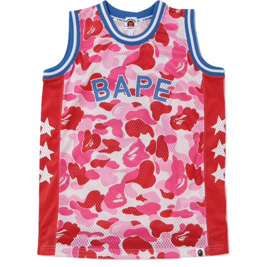 A Bathing Ape ABC Basketball Tank Top - Pink