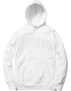 Supreme Arc Logo Hoodie - White