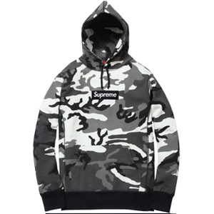 Supreme Box Logo Hooded Sweatshirt FW13 - Snow Camo