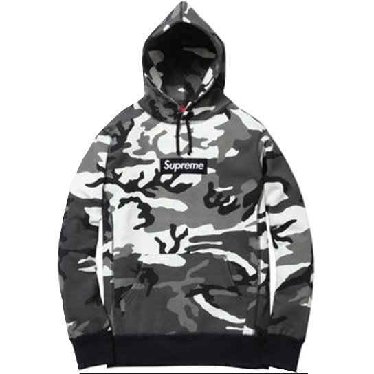 White camo supreme hoodie hotsell