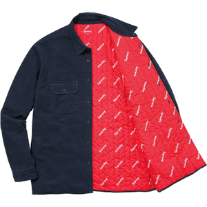 Supreme corduroy quilted shirt cheap
