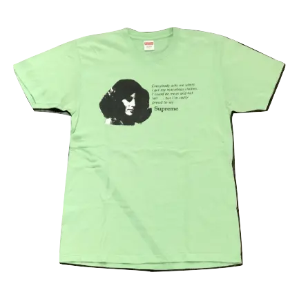 Supreme Mean Tee - Light Green - Used Supreme