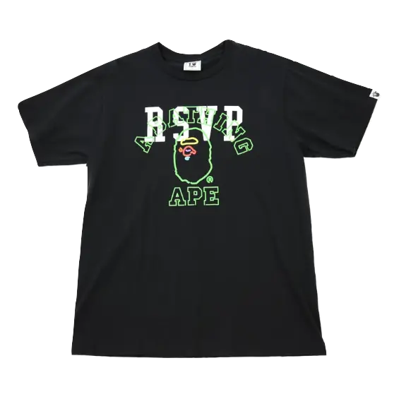 A Bathing Ape x RSVP 10th Anniversary Tee - Black Bape