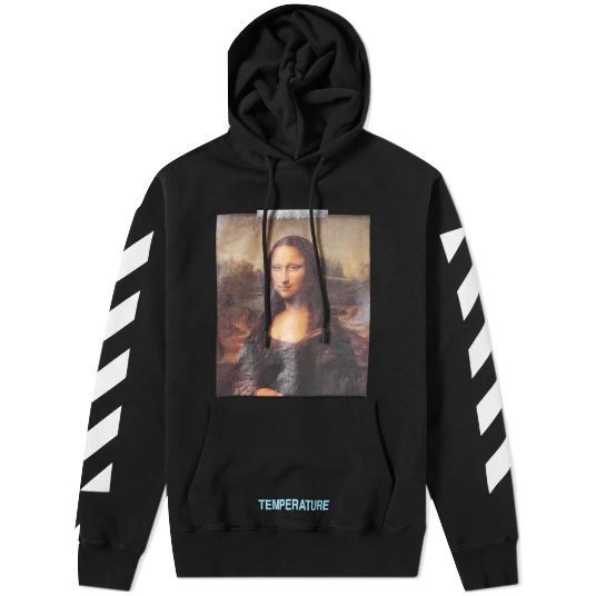 OFF WHITE Mona Lisa Hoodie - Black - Used