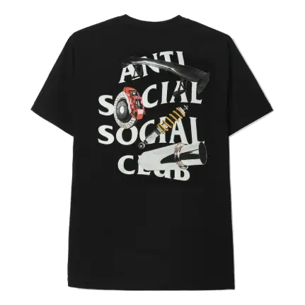 Anti Social Social Club Riceroni Tee - Black Anti Social Social Club