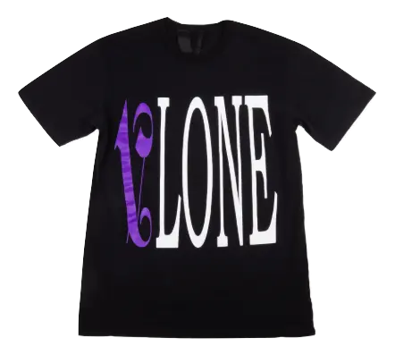 VLone Palm Angels Tee - Black/Purple VLone