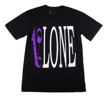 VLone Palm Angels Tee - Black/Purple