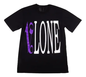 VLone Palm Angels Tee - Black/Purple - Used VLone