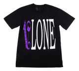 VLone Palm Angels Tee - Black/Purple