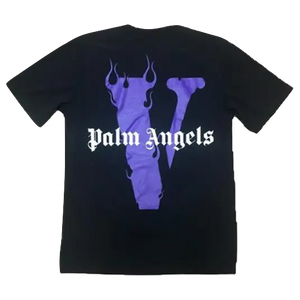 VLone Palm Angels Tee - Black/Purple VLone