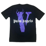 VLone Palm Angels Tee - Black/Purple