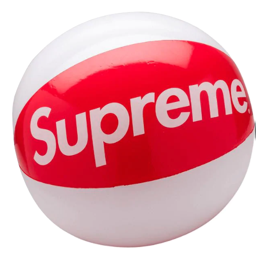 Supreme Inflatable Beach Ball - Red Supreme