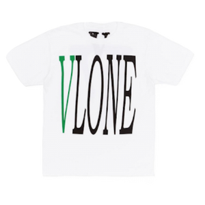 Vlone Classic Logo Tee - White/Green