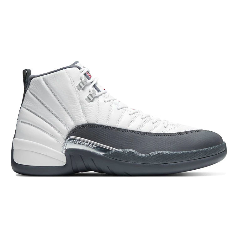 Air Jordan 12 Retro - White/Dark Grey Air Jordan