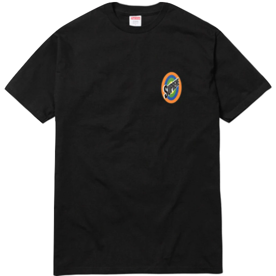 Supreme Spin Tee - Black - Used Supreme