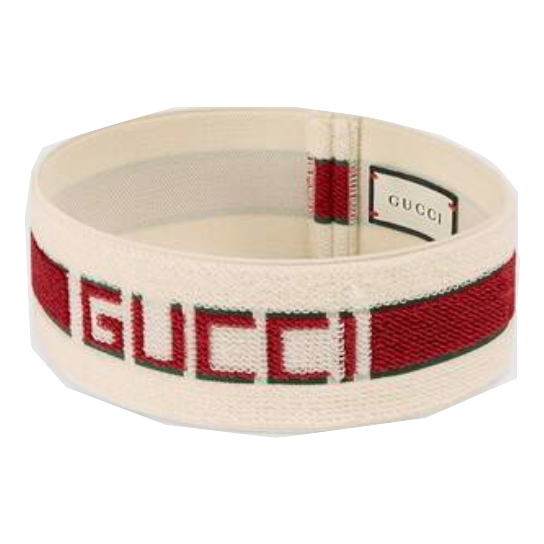 Gucci Elastic Stripe headband - Cream
