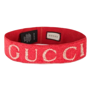 Gucci Elastic Headband - Red - Used