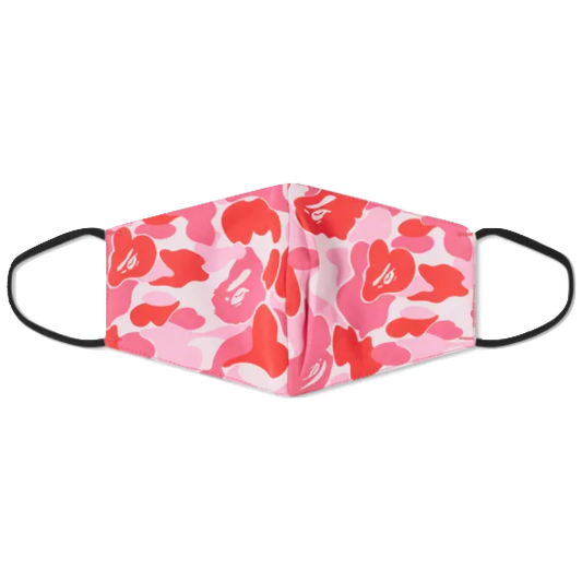 A Bathing Ape Big ABC Camo Mask - Pink
