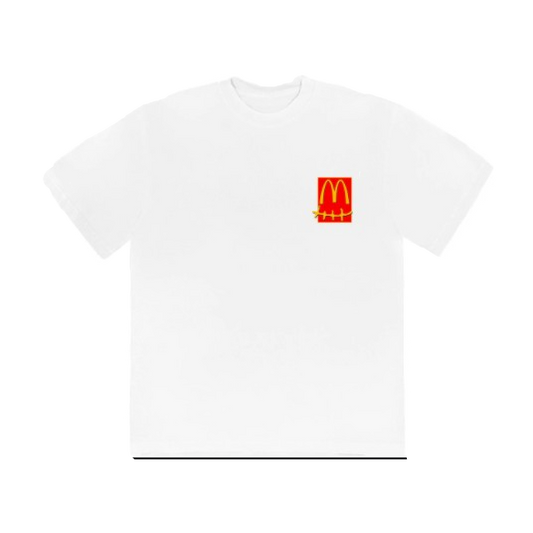 Travis Scott x Mcdonald's Action Figure Series Tee - White - Used