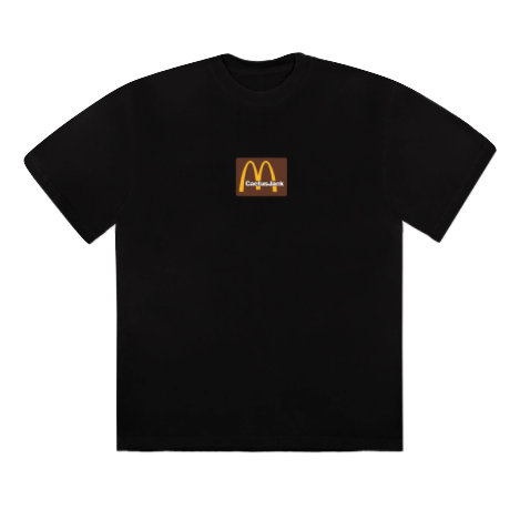 Travis Scott x McDonald's Sesame Inv T-Shirt - Black - Used Travis Scott