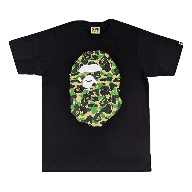 A Bathing Ape Happy New Year 2021 Big Ape Head - Black/Green Camo Bape