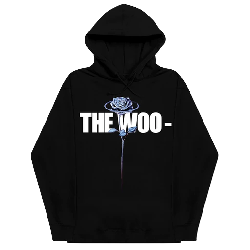 VLone x Pop Smoke The Woo Hoodie - Black - Used VLone